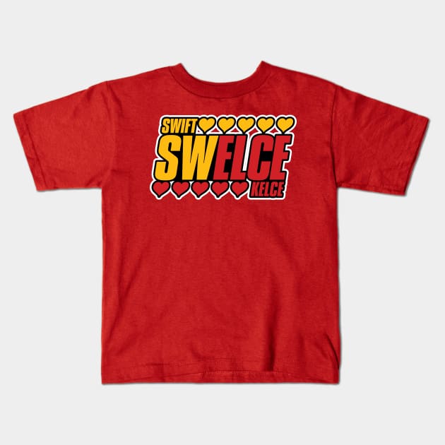 Swift Kelce ... It's "SWELL, SEE"? Kids T-Shirt by BRAVOMAXXX